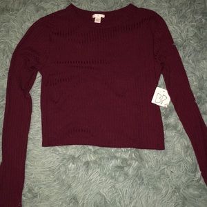 Bp Cropped Long Sleeve